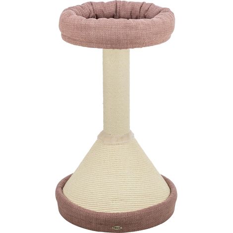 Arbre à chat rond multi-niveaux – Rose ancien – 80 cm (1/5)