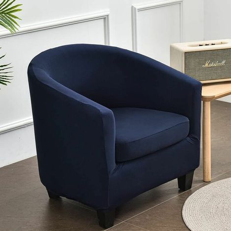 2 Pièces Housse de Fauteuil Cabriolet Chesterfield, Extensible Couverture de Fauteuil Housse de Canapé Antidérapant Tub Chair Revêtement de Chaise Protecteur de Fauteuil (1/5)