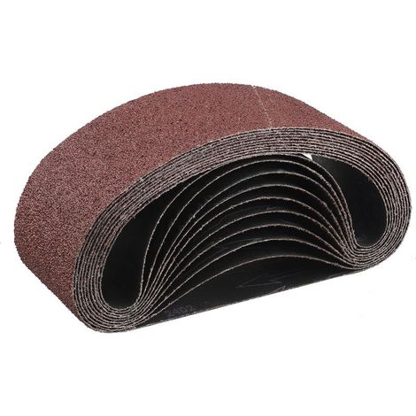 Bande Abrasive 75x 533 mm,10PCS 40 grain Ensemble de Bandes Abrasives (1/5)
