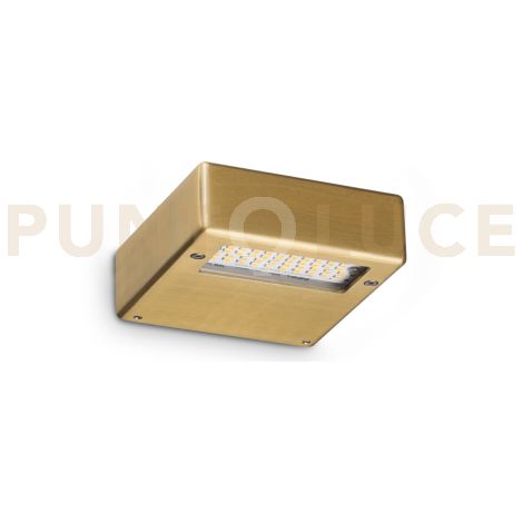 Ideal Lux Applique moderna TAB 1 luce LED integrato ottone metallo
