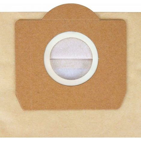 Sacs Aspirateur pour Karcher WD3, WD3P, MV3 - 5 Lots de Sacs Filtrants en Papier de Rechange pour Aspirateur Wet & Dry - Pièces Détachées et Accessoires pour Karcher WD3 Premium. (1/5)