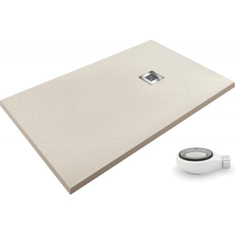 Duschwanne 80X190 AIRSTONE cremeweiß Ral 9001
