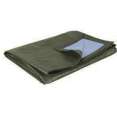 Telo di Ricambio per Garage in PVC Impermeabile Verde 195 g/m2