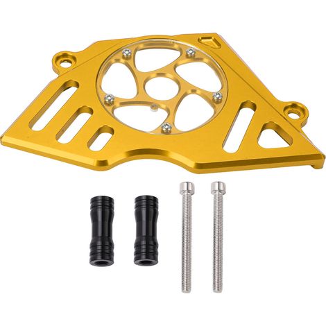 Vorderer Kettenschutz für Motorräder, aus Aluminiumlegierung, für XL250 2011-2014, goldfarben (1/5)
