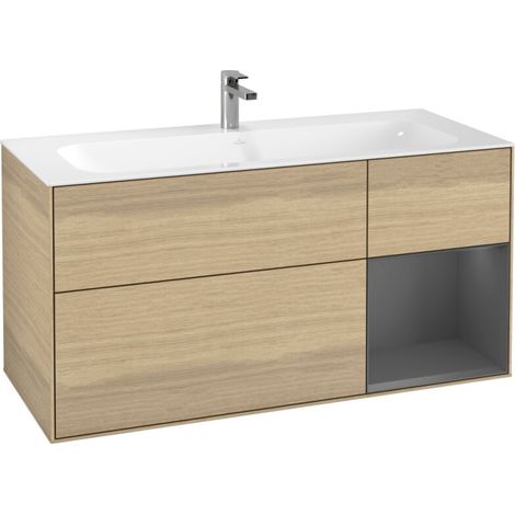 Villeroy & Boch F070GKPC meuble sous-lavabo Finion F07 (1/2)