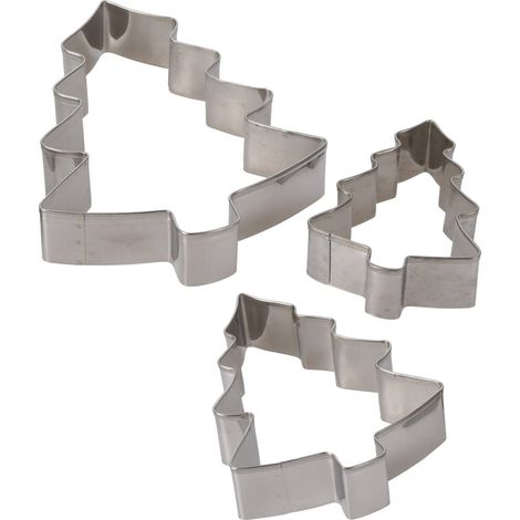 Ausstechformen, Weihnachtsmotiv, 3er-Set