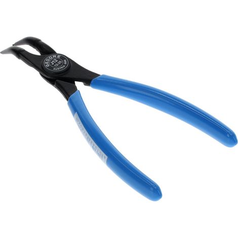 GEDORE Pinza di Montaggio per Anelli di Sicurezza Esterni, Pinza 90°, Becchi Inclinati a 45°, Diametro Albero 12-25 mm, Diametro Punte 1.3 mm, Acciaio, 8000 J 12