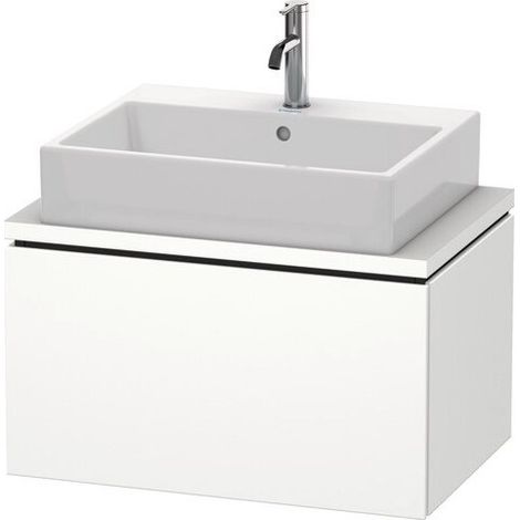 DURAVIT LC580108484 L-Cube Lave-main blanc, angle droit, côté droit