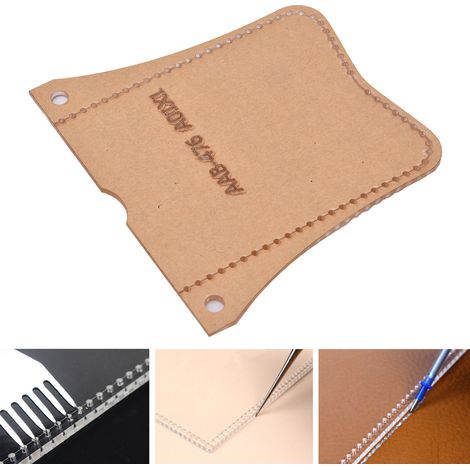 Étui Transparent en Cuir Acrylique pour Outils de Bricolage et Artisanat (1/4)