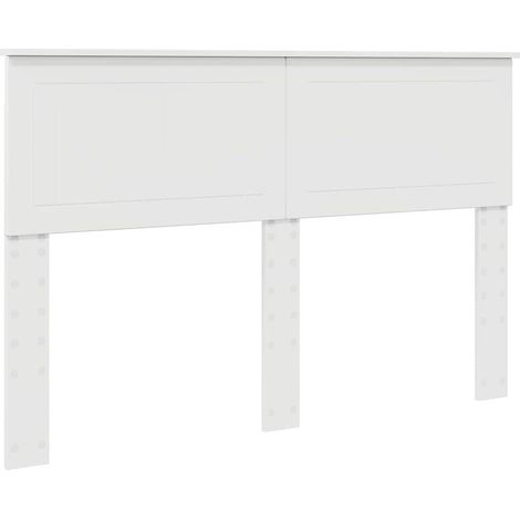 Tête de lit，Décoration murale Blanc Brillant 140 cm Bois d'ingénierie CFW612589 (1/5)
