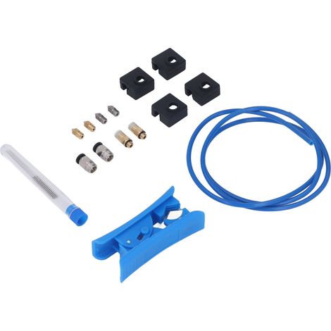Accessoires pour imprimante 3D : buse MK8, connecteur pneumatique, coupe-tube en téflon, kit d'aiguilles de nettoyage (19 pièces) (1/5)