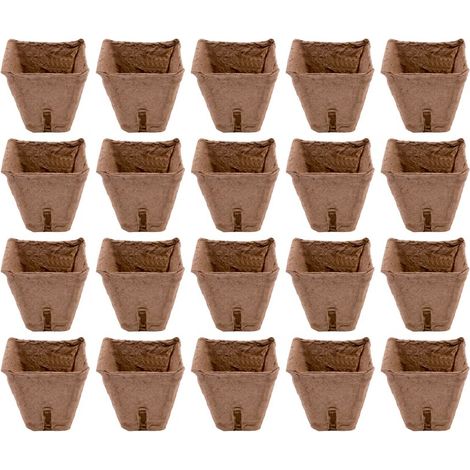 Anzuchttopf Strend Pro Herrison P1020, Papier, Pack. 20 Stk., 60x60 mm (1/2)