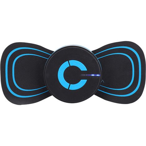 Mini masajeador de cuello, almohadillas de masaje cervical, alivio del dolor, estimulador muscular EMS, recargable. (1/3)
