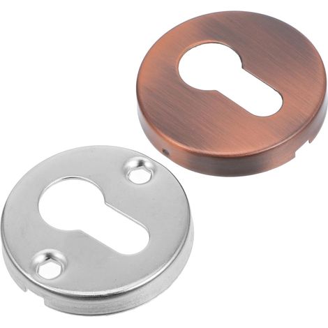 Cache, serrure de porte en acier inoxydable, coloris antique et . (1/5)
