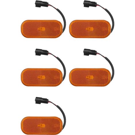 Lot de 5 feux de position latéraux jaunes pour Ford Transit MK8 (2014-2021) - Référence : 1832493 BK31-15442-CB (1/5)
