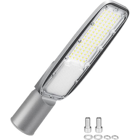 Projecteur LED Commercial 50W, 5000LM Éclairage Extérieur Sécurité Etanche, pour Parking, Route, Garage, Jardin, Terrain de Sport, Blanc Froid 6000K