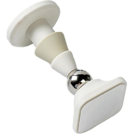 Butée de porte magnétique - Butée de porte silencieuse - Butées de porte magnétiques pour fixation murale et au sol, sans perçage,