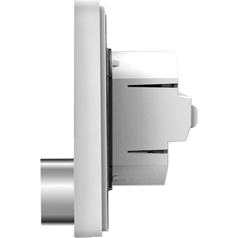 Eosnow 2-Rohr-Klimaanlagen-Bedienfeld, Touchscreen-Digitalanzeige, zentraler HVAC-Controller, 5+2, 6 Perioden, programmierbar, Weiß