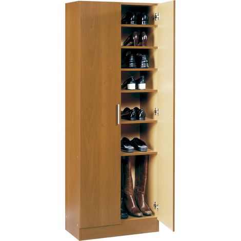 Zapatero 2 Puertas 171X60X35 Cerezo
