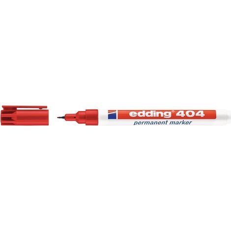 Marqueur permanent 404 rouge graduation 0,75 mm pointe ronde