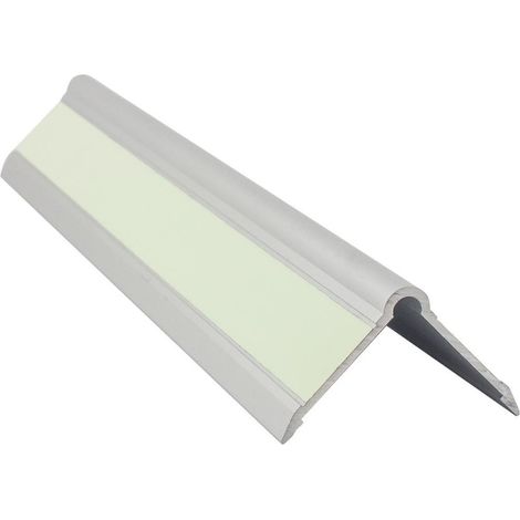 MS40 Protezione del bordo del muro per attaccare l'alluminio NIV. BR40 X H40 X L1000 (di 10)