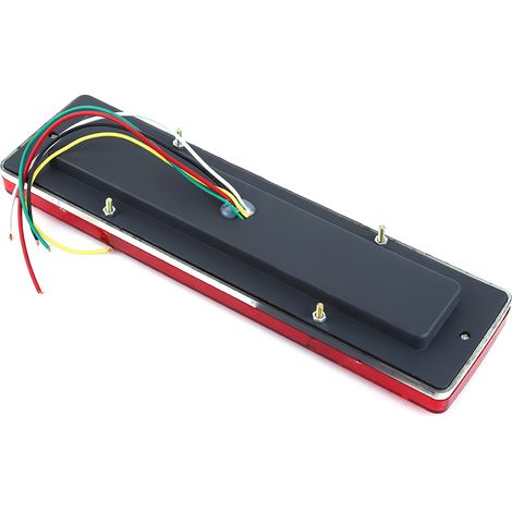 2 x Feux Arrière LED 12V 19 Lumières Rouge pour Voiture Camion Clignotant Stop (1/5)