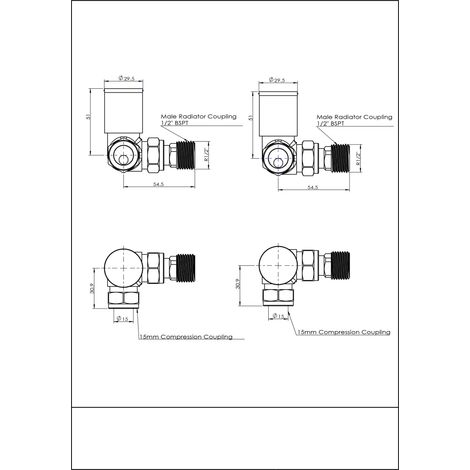 Corner Rounded Radiator Anthracite Round - Anthracite Radiator Valves Corner 15mm