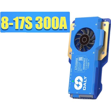 Système de gestion de batterie, équilibrage actif, courant de charge de 100A, 8-17S 300A BMS CAN (1/2)