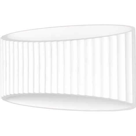 OSRAM Decor Plaster Band Applique murale décorative en plâtre, 345 mm, avec culot E27, IP20, blanc (1/5)