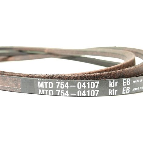 Courroie coupe tracteur tondeuse Cub Cadet / Massey Ferguson - 754-04107 (1/2)