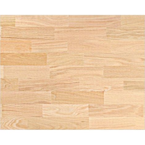 Plan de travail de cuisine bois de chêne massif rectangulaire