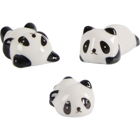 Soporte de cerámica para palillos – mini soporte para palillos con forma de animal, blanco (6 x 2,8 x 2 cm) (1/5)
