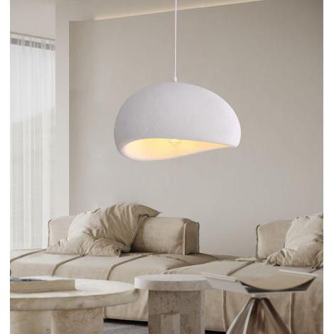 Lampe suspendue moderne 40 cm – Abat-jour en polystyrène haute densité – Culot E27 – Lumière douce et diffuse pour salle à manger et restaurant (1/5)
