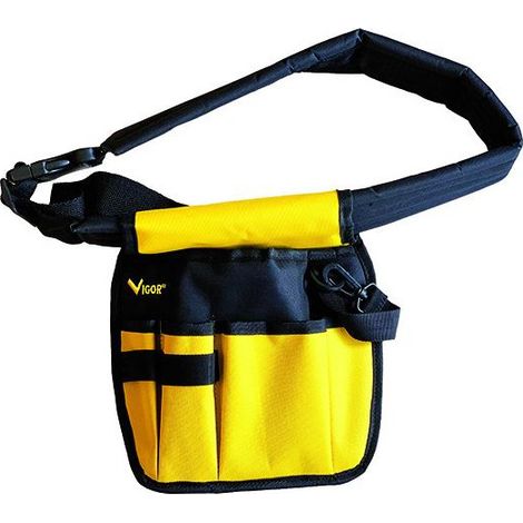 Borsa portautensili Vigor, mod. lupo con cintura, 24x30h cm (1/3)