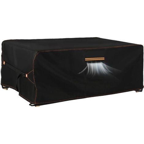 Housse salon jardin extérieur avec évent, 420D oxford, imperméable anti-UV 180x120x74cm