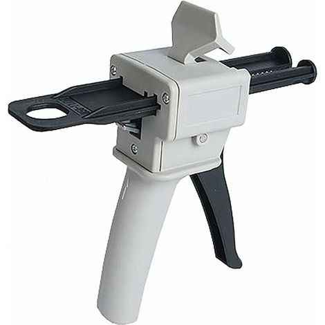 Pistolet extrudeur,Pistolet Distributeur Époxy 50 ml, AB Pistolet à Colle Époxy Poignée Applicateur pour Mélange Colle, Ratios 1:1 et 2 :1 (Pistolet) (1/5)