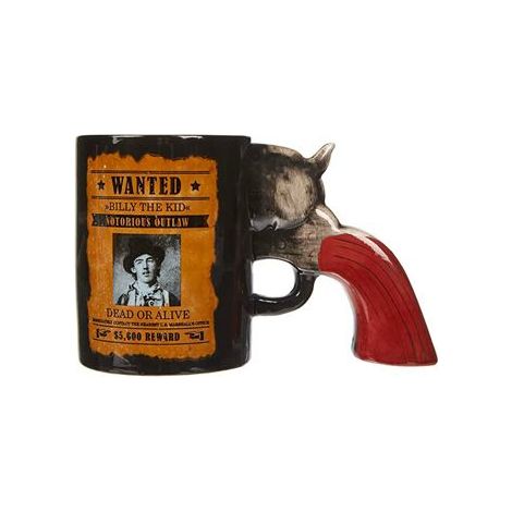 Tasse - Gadget und Geschenke - Revolver Wanted - 400 ml - Porzellan - Nicht spülmaschinenfest