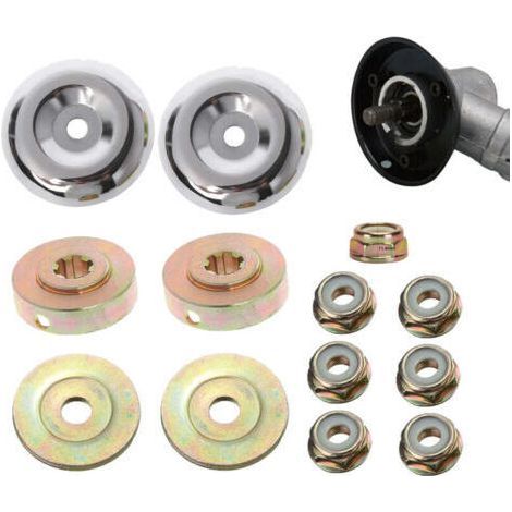 8PCS Universal Brush Cutter Head Accessories with 5PCS Fixing Nuts Trimmer Head for Brush Cutter (1/5)