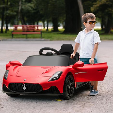 Voiture électrique pour enfants sous licence Maserati MC20 12V. Télécommande. Musique LED. et Klaxon. 3 à 6 Ans. rouge