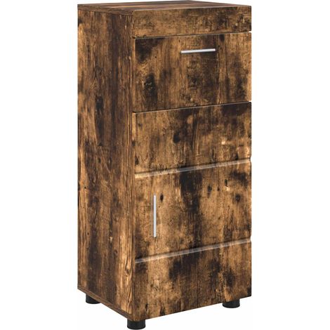Maison Exclusive - Juego de Muebles de Baño TULUM Roble ahumado 3 (1/5)