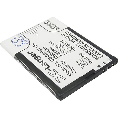 NX - Batterie téléphone, smartphone, GSM pour Doro / Brondi 3.7V 1300mAh - BL6203HZTBL- (1/2)