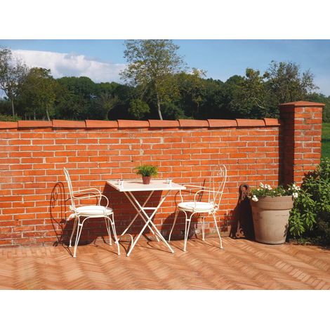 Set tavolino e sedie per bar e giardino con struttura in ferro antiruggine (1/5)