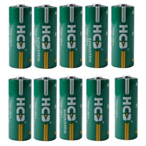 Hcb 10 pezzi Batteria al Litio CR17450 3,0V 2200mAH 4/5A High Power type