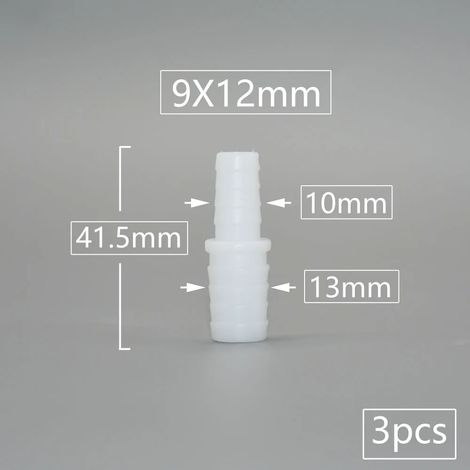 Raccords à barbes à réduction directe de qualité alimentaire (K)PE pour aquarium, adaptateur pour pompe à air et tuyau d'irrigation (1/5)