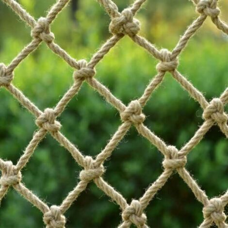 Filet de support pour plantes grimpantes 2 x 5 m – 100 % biodégradable – Maille légère pour circulation d'air – Filet de sécurité décoratif (1/4)