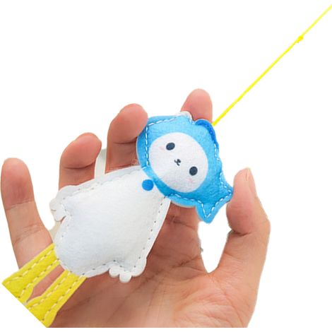 Jouet Chat Interactif - Boule En Laine Avec Clochette Et Ventouse - Pour Exercice Et Chasse - Lot De 6 Pièces (1/5)