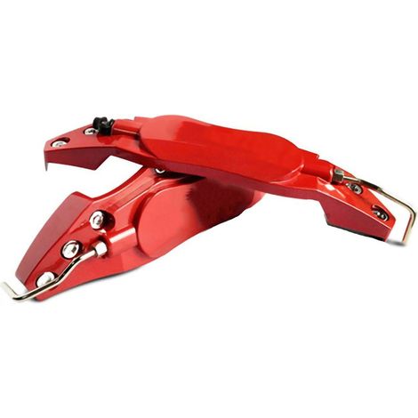 Couvre-étriers universels en alliage d'aluminium haute résistance, protection d'étriers de frein pour voiture, rouge, taille moyenne (1/5)