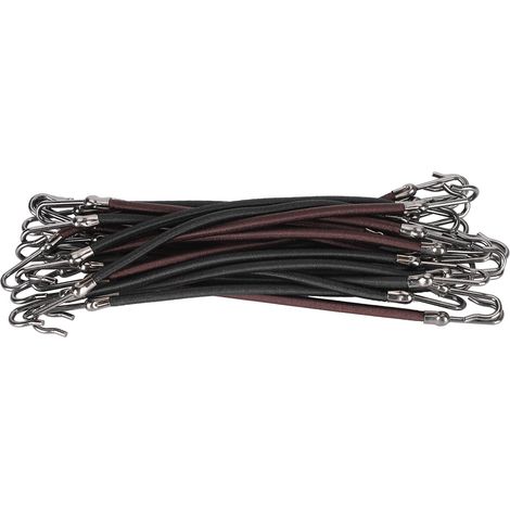 20 pièces attaches à cheveux élastiques pour queue de cheval, barrettes femmes, accessoires coiffure (1/5)