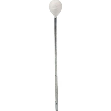 Bâton de Ventouse à Incendie Réutilisable en Acier Inoxydable, Tête Coton, Longueur 24.5cm (1/5)