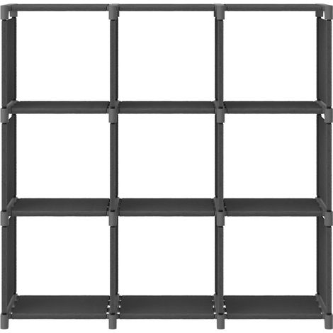 Maison Exclusive - Würfelregal mit 9 Fächern Grau 103x30x107,5 cm